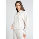 Kadın Pamuklu Uzun Kollu Düğme Kapamalı Gri Sweatshirt 6R2M7U 2JRKZ-0103