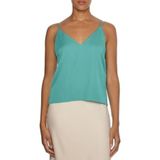 Kadın Pamuklu V Yaka Regular Fit Yeşil Bluz K20K203781-L7R