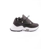 Kadın Paraşüt Ön Lastik Kalın Taban Sneakers Ayakkabı Siyah 6233119