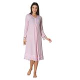 Kadın Pembe Dantelli Hamile Lohusa Gecelik, 2XL, EF2423EFRT-19804IGP269012