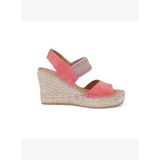 Kadın Pembe Dolgu Topuklu Espadril Sandalet