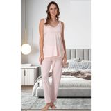 Kadın Pembe Emzirme Özellikli Hamile Lohusa Pijama Takımı, M, Effortt9032-19804IGP2717287