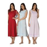 Kadın Pembe Hamile Lohusa Gecelik, L, Effortt 2052-86D0018318220