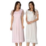 Kadın Pembe Hamile Lohusa Gecelik, S, EFW2052EF-86D0018320165