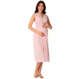 Kadın Pembe Hamile Lohusa Kolsuz Gecelik, S, PIJEFF8033-89C0018314839