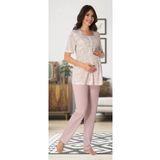 Kadın Pembe Hamile Lohusa Pijama Takımı (Pembe/XL)-Effortt8012-19804IGP27168097