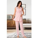Kadın Pembe Hamile Lohusa Pijama Takımı, XL, Effortt8032-19804IGP27168302
