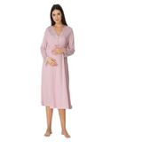 Kadın Pembe Lohusa Hamile Gecelik, 2XL, HW8093EF-869BST0005892