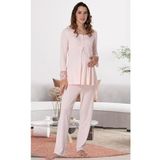 Kadın Pembe Uzun Kollu Hamile Lohusa Pijama Takımı Effort, XL, Effortt9042-19804IGP2716952