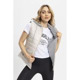 Kadın Penye Kapüşonlu Şişme Yelek 245012 - - Taş