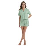 Kadın Pijama Üstü 60410 - Yeşil