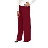 Kadın Pileli Beli Lastikli Bol Pantolon BGL-ST04252 BORDO 36