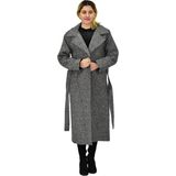 Kadın Pıtırcık Uzun Kaşe Kaban BGL-ST04120