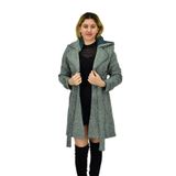 Kadın Pıtırcık Uzun Kaşe Kaban BGL-ST04122 YEŞİL 40