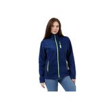 Kadın Polar Tam Fermuarlı Outdoor 3 Cepli Spor Polar Ceket (İndigo, XXL)
