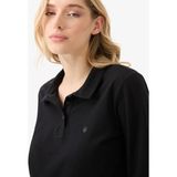 Kadın Polo Yaka T-Shirt 60582 - Siyah - XS