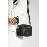 Kadın Postacı Çanta 23*18 cm Çapraz Askılı Suni Deri Omuz Çantası Mega Bag Günlük Kullanıma Uygun - 23 x 18 cm - --Mavi