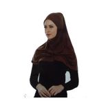 Kadın Pratik Namaz Başörtüsü Penye Kumaş krem