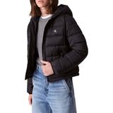Kadın Regular Fit Kapüşonlu Şişme Mont - Siyah - Black - XS