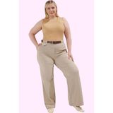 Kadın Relaxed Geniş Paça Pantolon Yüksek Bel Dokuma Kumaş Günlük Stil Yaz Aylarının Vazgeçilmezi