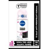 Kadın Roll-on Deodorant Black&white Invisible Clear 50ml, 72 Saat Anti-perspirant Koruma