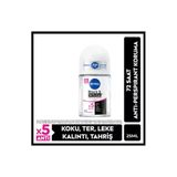 Kadın Roll On Deodorant Black&White Invisible Clear 72 Saat Anti-Perspirant Koruma 25Ml