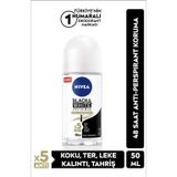 Kadın Roll-on Deodorant Black&white Invisible Ipeksi Pürüzsüzlük 50ml, Ter Kokusuna Karşı 48 Saat Et