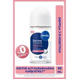 Kadın Roll on Deodorant Derma Control Natural Tone 50ml, Koltuk Altı Kararmasına Karşı, C Vitamini