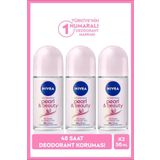 Kadın Roll-on Deodorant Pearl&Beauty 50ml, 48 Saat Koruma, X3 Adet