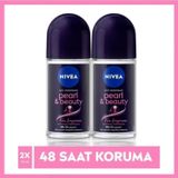 Kadın Roll On Deodorant Pearl&beauty Fine Fragrance,48 Saat Anti-perspirant Koruma 50ml X2 Ad