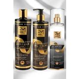 Kadın Rome Serisi 3lü Şampuan, Saç Kremi, Keratin Saç Bakım Sütü 375 Ml - 375 Ml - 200 ml