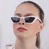 Kadın Rosa Cat Eye Model Beyaz Çerçeveli Güneş Gözlüğü