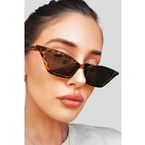 Kadın Rosa Cat Eye Model Leopar Çerçeveli Güneş Gözlüğü