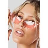 Kadın Rosa Cat Eye Model Pembe Çerçeveli Güneş Gözlüğü