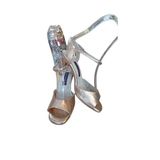 Kadın Rose Gold İnce Bantlı Bilekten Tokalı 8.5 Cm 13 Pont Tango Salsa Latin Dans Ayakkabısı (Metalik, EU Ayakkabı Beden Sistemi, Yetişkin, Sayısal, Orta, 38)