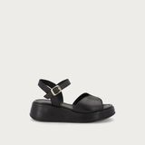 Kadın Sandalet 04M2 Frau Wıth Ankle Strap - Siyah