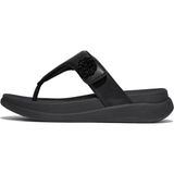 Kadın Sandalet IW4-090 /675 Fitflop F-Mode Go Beadie-Button Adjustable Toe-Post - Siyah
