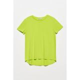 Kadın Sarı 3471 Bisiklet Yaka Basic T-shirt