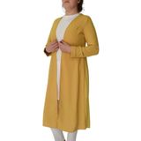 Kadın Sarı Tunik 2 li Krep Şifon MS01161 BGL-ST02165 SARI 44