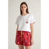 Kadın Sea La Vie Denizaltı Baskılı Şortlu Pijama Takımı