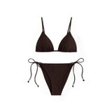 Kadın Seageo Gold Boncuklu Bikini Takımı Siyah