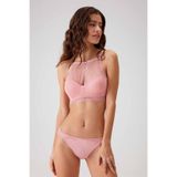 Kadın Şeker Pembe 4724 Desteksiz Büstiyer (Şeker Pembe / 80B)