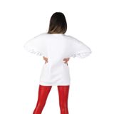 Kadın Sıfır Yaka Baskılı Sweatshirt