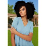 Kadın Şifon Mini Elbise Hafif Yazlık Polyester Günlük Casual Şık Görünüm Kaliteli İşçilik