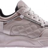 Kadın Silver Taş İp Detaylı Bağcıklı Sneakers Ayakkabı Platin Kapitone 1232831