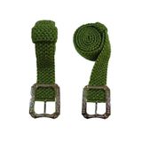 Kadın Sim Detaylı Özel Yapım Örgü Tokalı Bel Kemeri 6cm