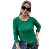 Kadın Simli Kazak 12557 BGL-ST04111 YEŞİL M/L