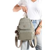 Kadın Sırt Çantası Kapaklı Model 30*25 Cm Hafif Klinkır Kumaş Spor Çantası Günlük Bayan Çantası