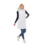 Kadın Şişme Yelek Uzun 5003 BGL-ST01646 BEYAZ M