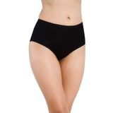 Kadın Siyah 3'lü Paket Bambu Yüksek Bel Bikini Külot (Siyah/L)